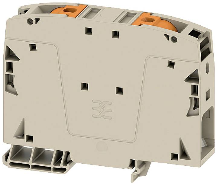 Weidmüller 2663250000 Durchgangsreihenklemme Steckanschluss Beige 5St.