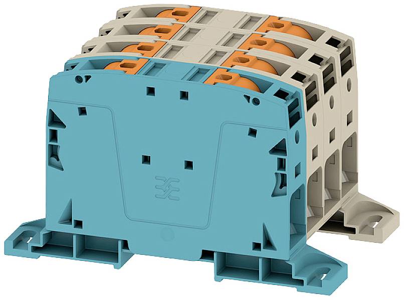 Weidmüller 2663370000 Durchgangsreihenklemme Steckanschluss Beige 1St.