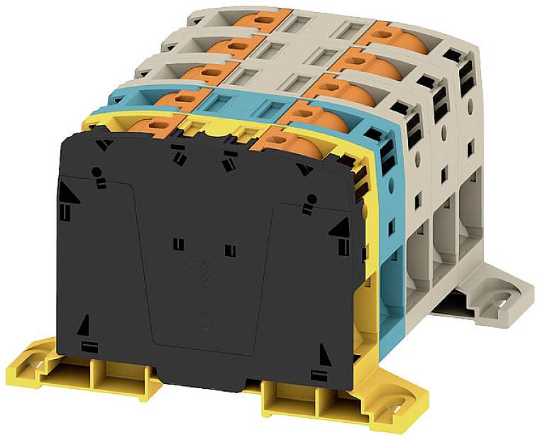 Weidmüller 2663360000 Durchgangsreihenklemme Steckanschluss Beige 1St.