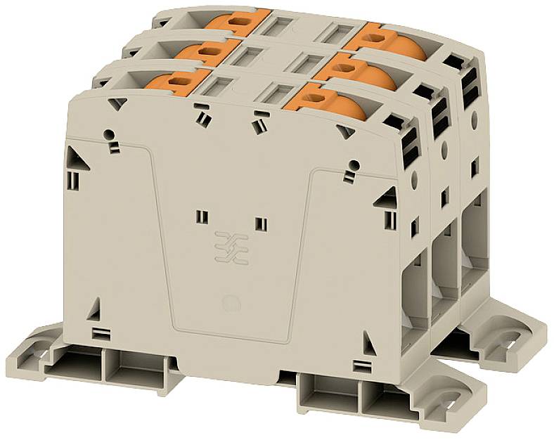 Weidmüller 2694230000 Durchgangsreihenklemme Steckanschluss Beige 1St.