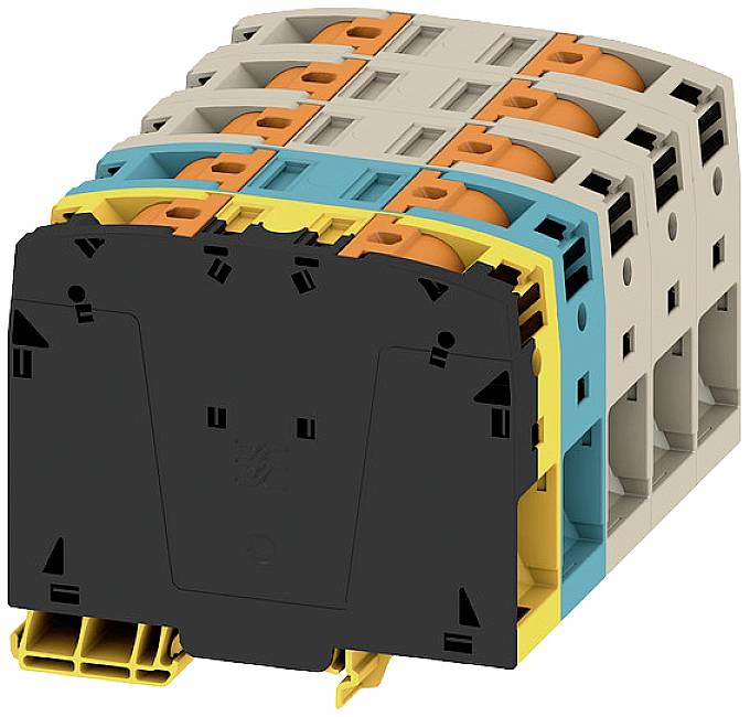 Weidmüller 2694100000 Durchgangsreihenklemme Steckanschluss Beige 1St.