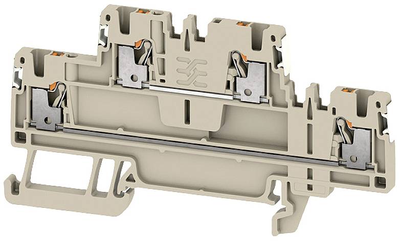 Weidmüller 2675060000 Mehrstockklemme Push-In-Klemme, Steckanschluss Dunkelbeige 50St.