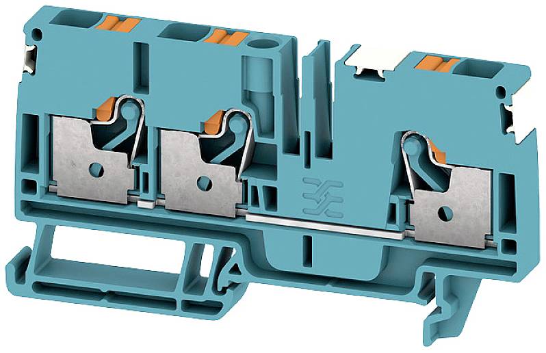 Weidmüller 2674920000 Durchgangsreihenklemme Push-In-Klemme, Steckanschluss Blau 50St.