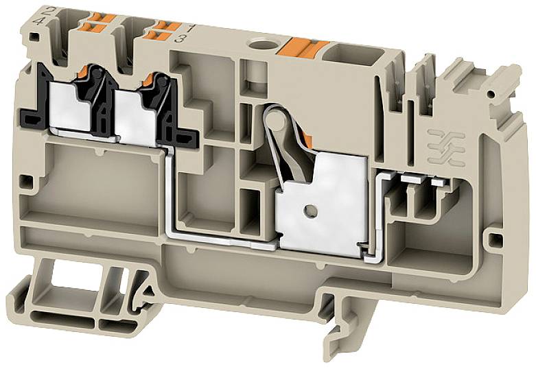 Weidmüller 2503890000 Verteiler-Reihenklemme Steckanschluss Beige 20St.
