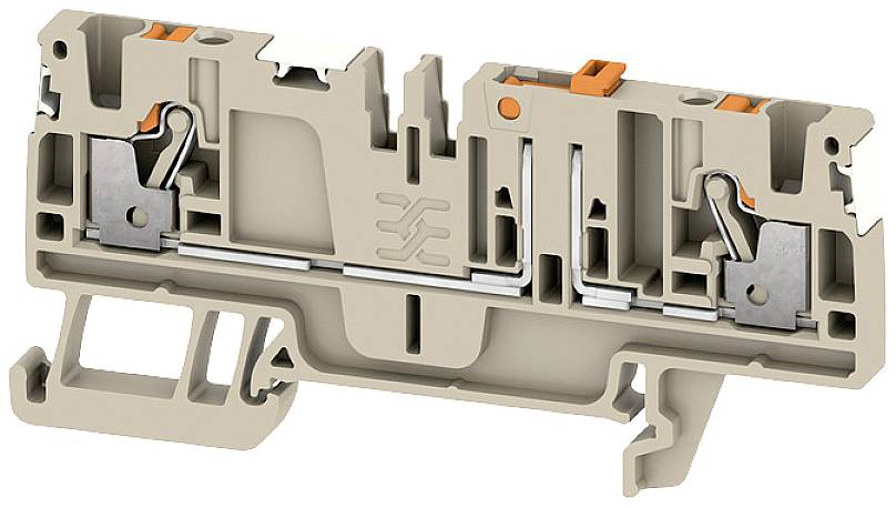 Weidmüller 2675210000 Prüftrenn-Reihenklemme Push-In-Klemme, Steckanschluss Dunkelbeige 50St.