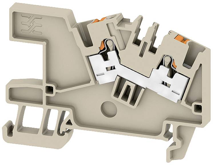 Weidmüller 2668660000 Installationsetagenklemme Steckanschluss Beige 50St.