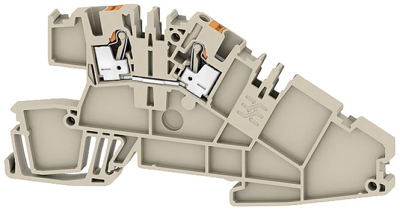 Weidmüller 2668920000 Installationsetagenklemme Steckanschluss Beige 50St.