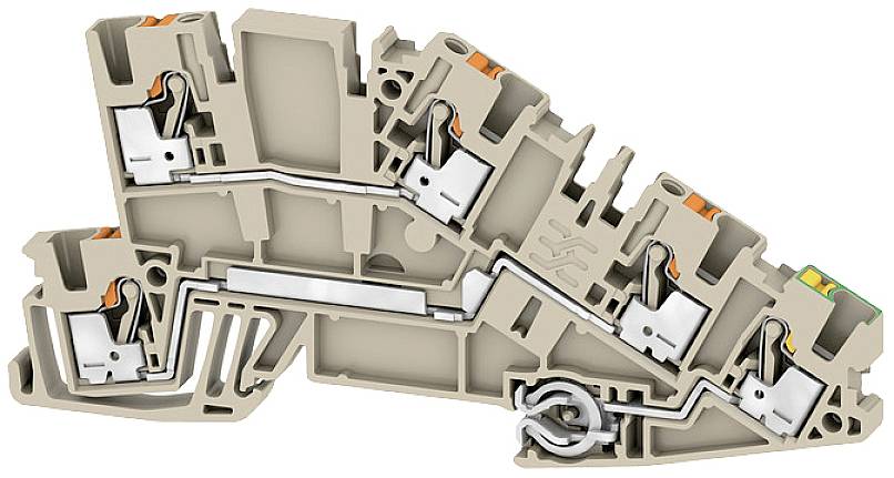 Weidmüller 2669010000 Installationsetagenklemme Steckanschluss Beige 50St.