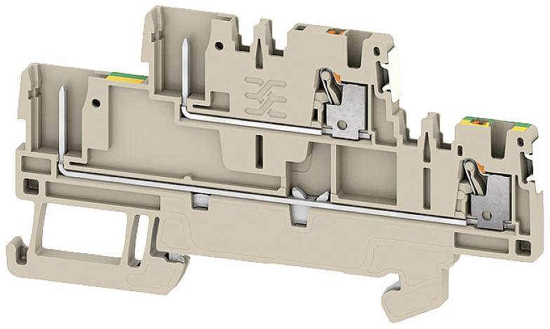 Weidmüller 2675790000 Durchgangsreihenklemme Steckanschluss Beige 50St.