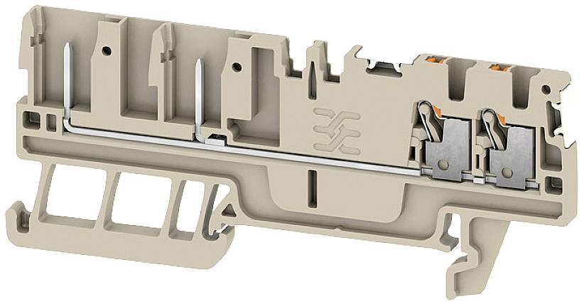 Weidmüller 2675740000 Durchgangsreihenklemme Push-In-Klemme, Steckanschluss Dunkelbeige 50St.