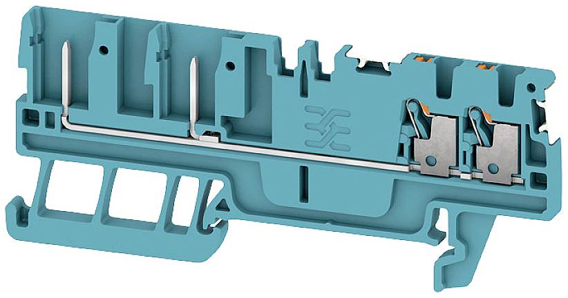 Weidmüller 2675750000 Durchgangsreihenklemme Push-In-Klemme, Steckanschluss Blau 50St.