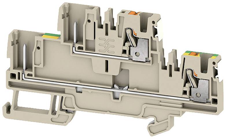 Weidmüller 2675930000 Durchgangsreihenklemme Steckanschluss Beige 50St.