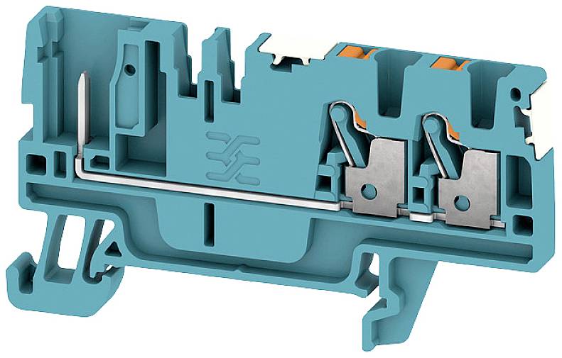 Weidmüller 2675860000 Durchgangsreihenklemme Push-In-Klemme, Steckanschluss Blau 50St.