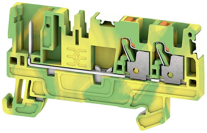 Weidmüller 2675870000 Schutzleiterklemme Push-In-Klemme, Steckanschluss Grün-Gelb 50St.