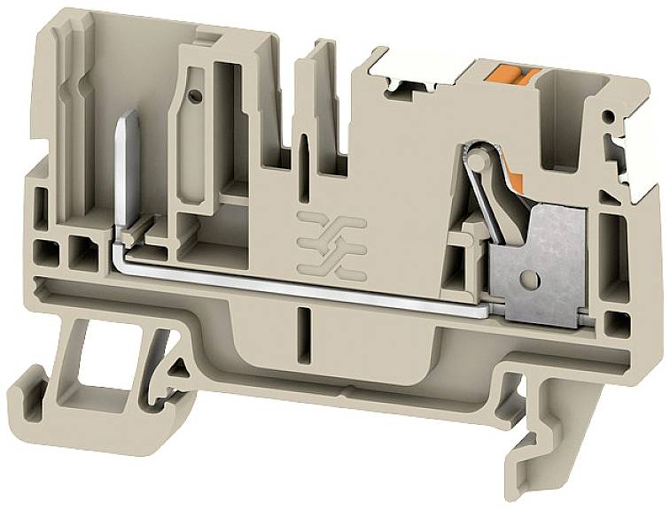Weidmüller 2675960000 Durchgangsreihenklemme Push-In-Klemme, Steckanschluss Dunkelbeige 100St.