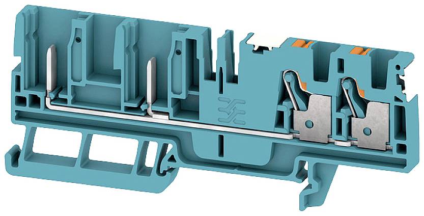 Weidmüller 2676030000 Durchgangsreihenklemme Push-In-Klemme, Steckanschluss Blau 50St.