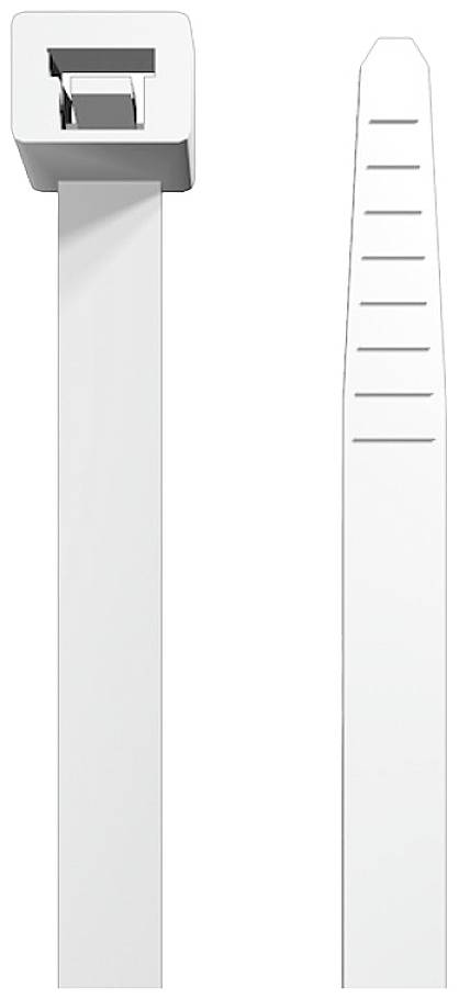 Weidmüller 2659510000 CB-VT 200/3.6 HF/V0 WT Kabelbinder 200mm 3.5mm Weiß 100St.