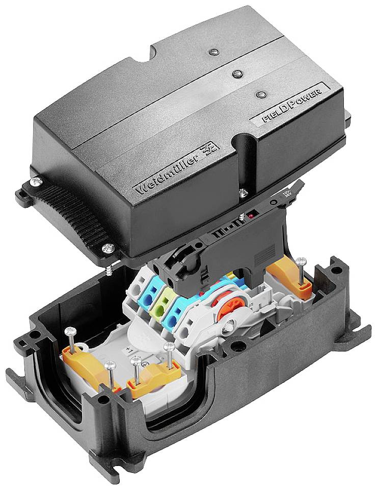 Weidmüller 8000007924 FP BOX FUSE DC Verteiler-Box flexibel: 2.5-6mm² starr: -6mm² 1 St. Schwarz