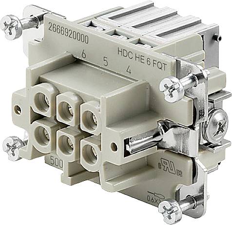 Weidmüller 2666920000 Buchseneinsatz 6 Snap-In 1St.