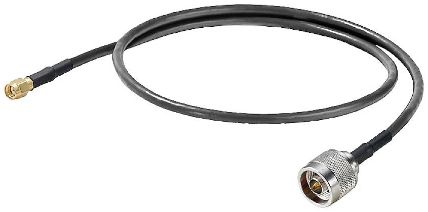Weidmüller Antennen Anschlusskabel 1.00 m Schwarz UV-Beständig
