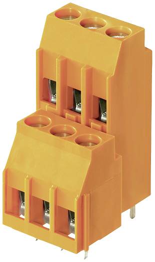 Weidmüller 1977670000 Schraubklemmblock 4mm² Polzahl 46 Orange 10St.