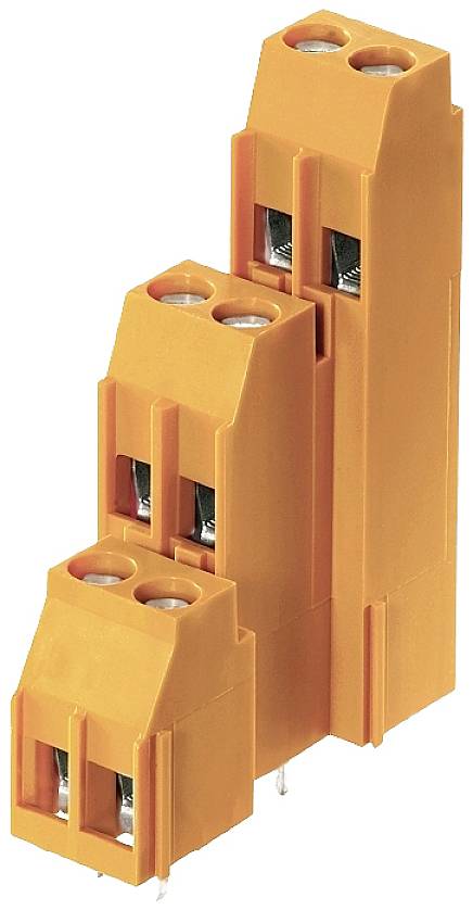 Weidmüller 1934350000 Schraubklemmblock 4mm² Polzahl 9 Orange 50St.