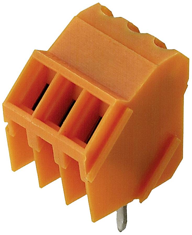 Weidmüller 1715050000 Schraubklemmblock 1.5 mm² Polzahl 3 Schwarz 100 St.