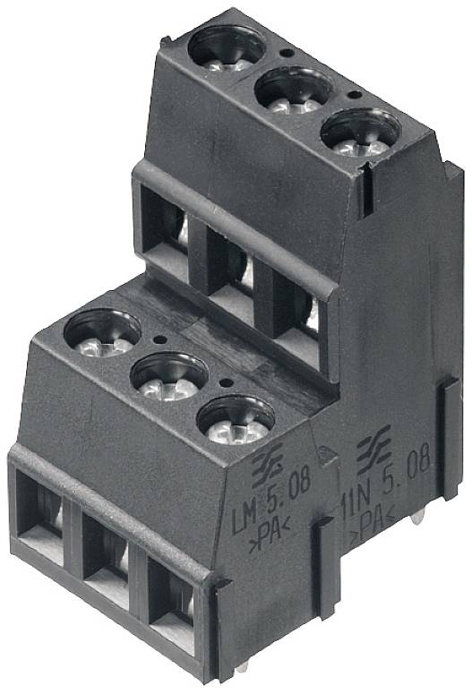 Weidmüller 1769140000 Schraubklemmblock 2.5mm² Polzahl 16 Schwarz 20St.