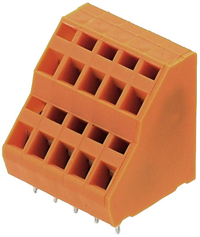 Weidmüller 1057350000 Schraubklemmblock 1.5mm² Polzahl 60 Orange 10St.