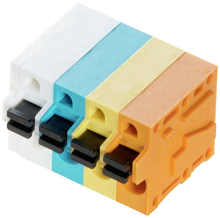 Weidmüller 2672960000 Federkraftklemmblock 2.5mm² Polzahl 4 70St.