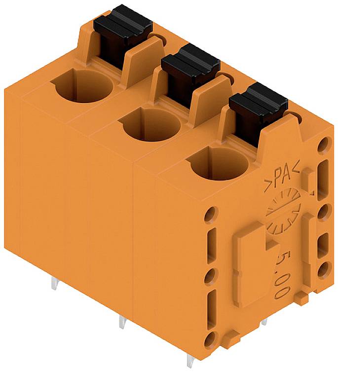 Weidmüller 2774550000 Federkraftklemmblock 2.5mm² Polzahl 3 Orange 65St.