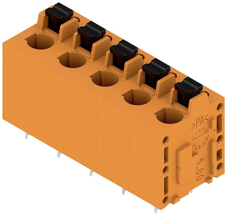 Weidmüller 2774570000 Federkraftklemmblock 2.5mm² Polzahl 5 Orange 40St.