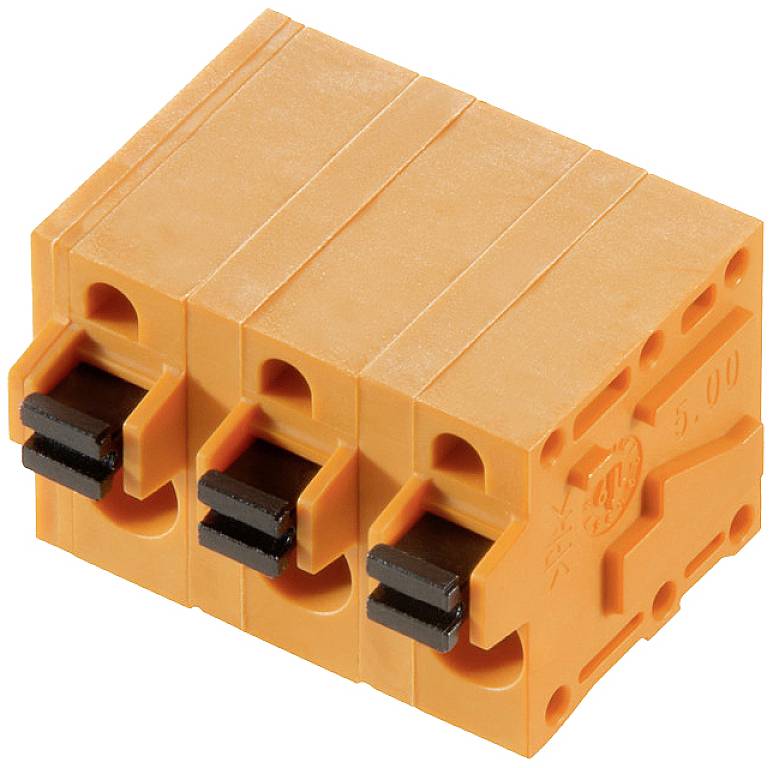 Weidmüller 2667840000 Federkraftklemmblock 2.5mm² Polzahl 5 Orange 40St.