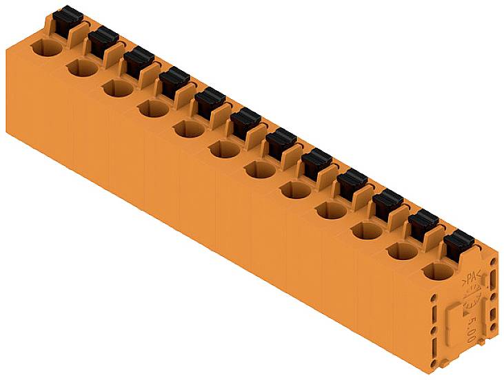 Weidmüller 2774640000 Federkraftklemmblock 2.5mm² Polzahl 12 Orange 15St.