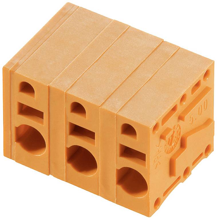 Weidmüller 2667420000 Federkraftklemmblock 2.5mm² Polzahl 2 Orange 100St.