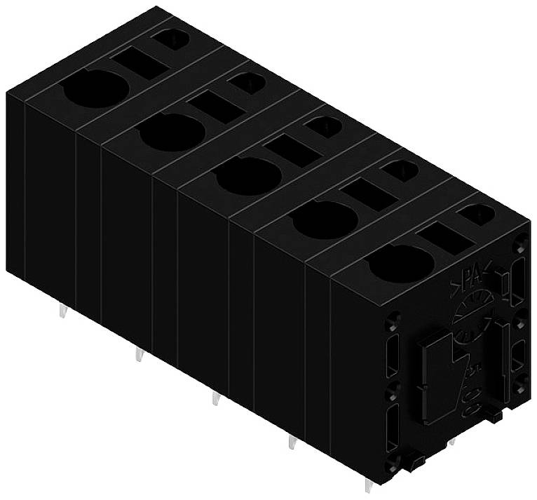 Weidmüller 2774680000 Federkraftklemmblock 2.5mm² Polzahl 5 Schwarz 40St.