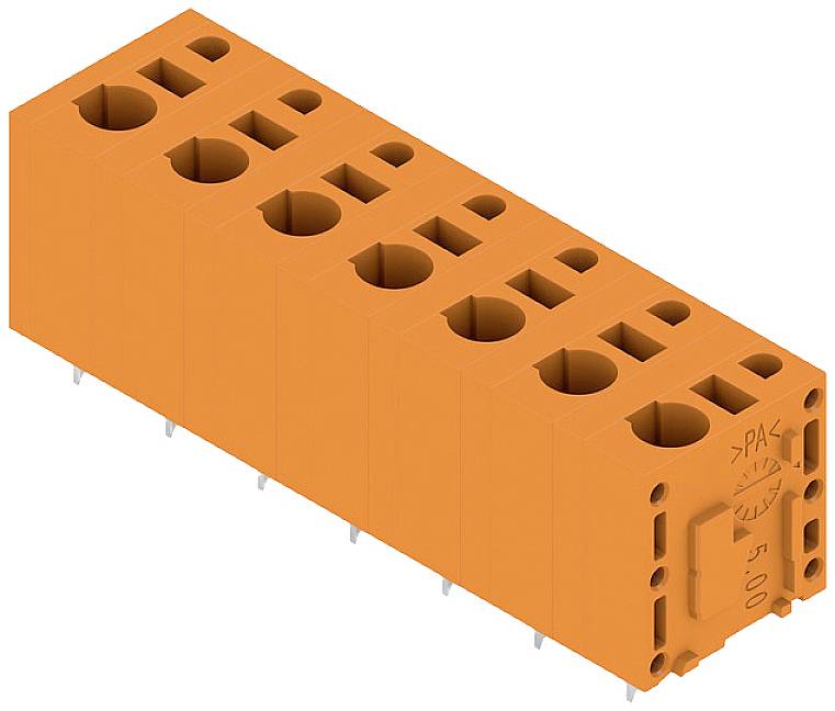 Weidmüller 2774810000 Federkraftklemmblock 2.5mm² Polzahl 7 Orange 25St.