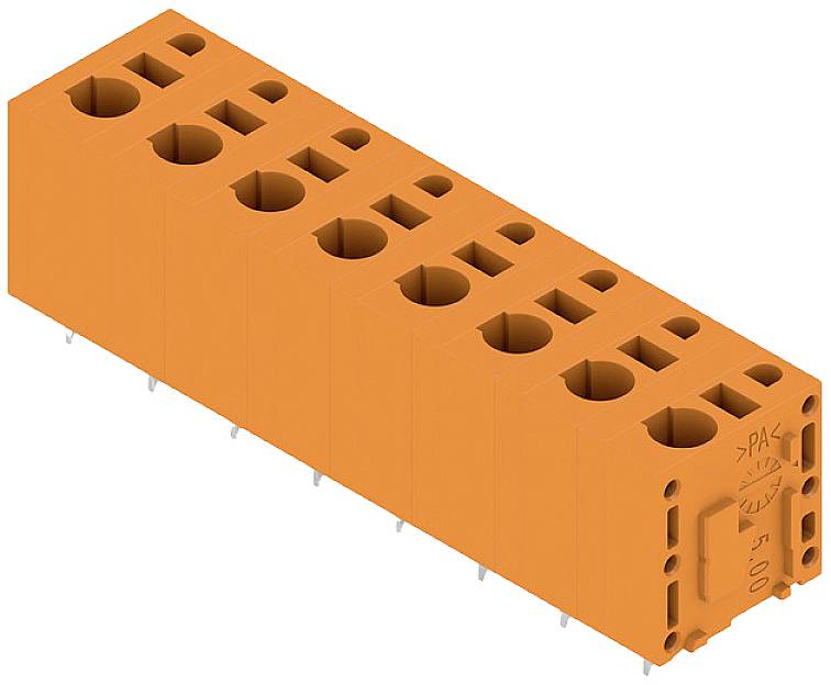 Weidmüller 2774820000 Federkraftklemmblock 2.5mm² Polzahl 8 Orange 25St.