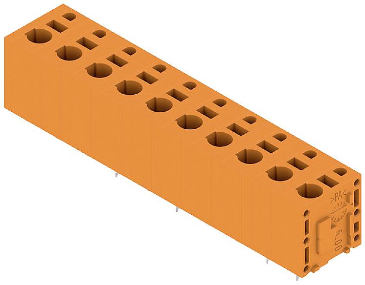 Weidmüller 2774840000 Federkraftklemmblock 2.5mm² Polzahl 10 Orange 20St.