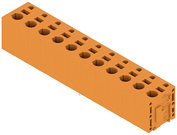 Weidmüller 2774850000 Federkraftklemmblock 2.5mm² Polzahl 11 Orange 15St.