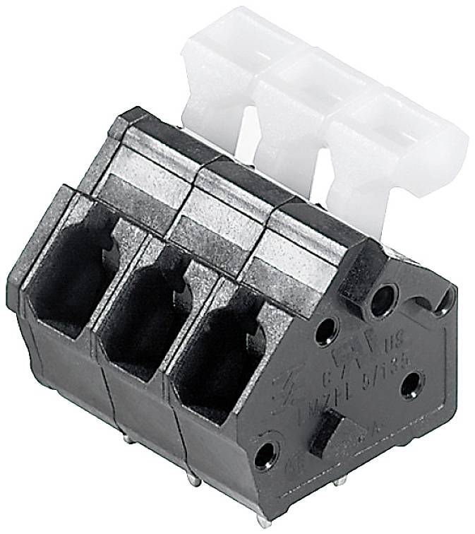 Weidmüller 1957890000 Federkraftklemmblock 2.5mm² Polzahl 24 Schwarz 50St.