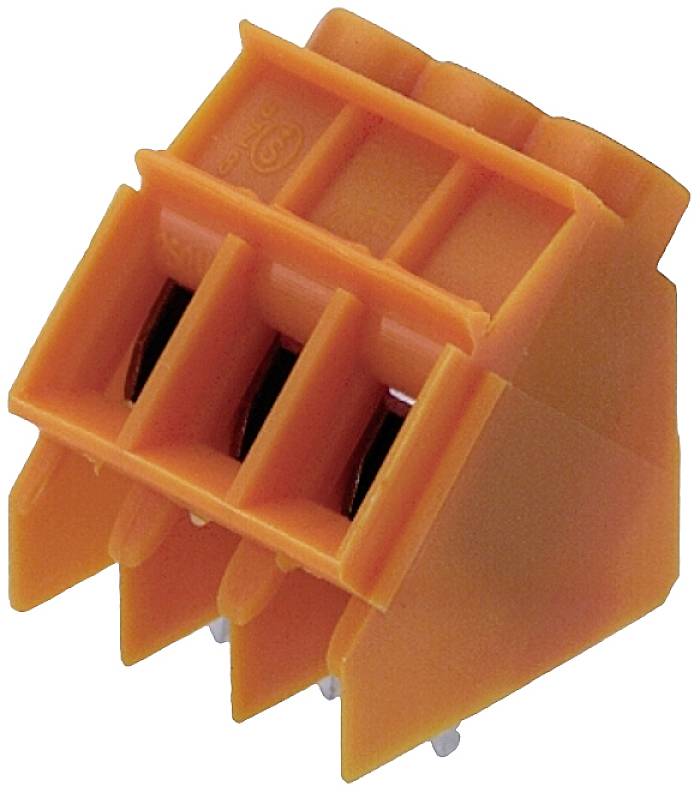 Weidmüller 1595700000 Schraubklemmblock 4mm² Polzahl 3 Orange 100St.