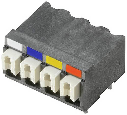 Weidmüller 2639530000 Federkraftklemmblock 1.5 mm² Polzahl 4 Schwarz 35 St.