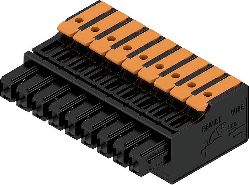 Weidmüller Buchsengehäuse-Kabel Polzahl Gesamt 9 Rastermaß: 5mm 2741630000 36St.