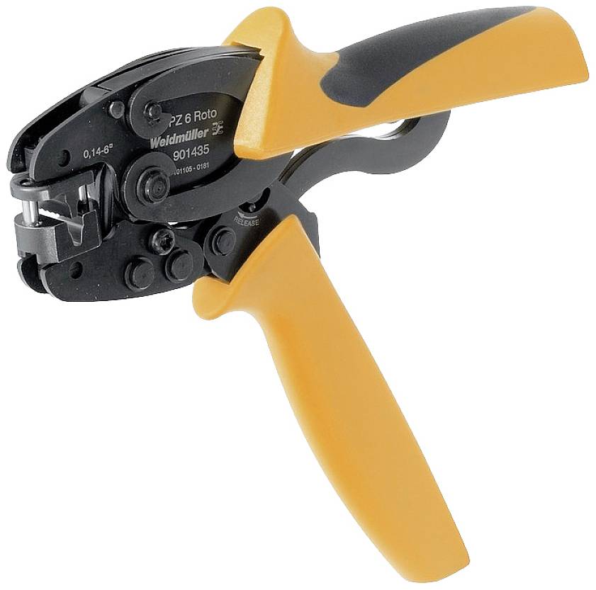 Weidmüller PZ 6 ROTO ZERT 9017440000 Crimpzange Aderendhülsen 0.14 bis 6mm²