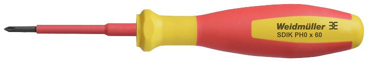 Weidmüller SDIK PH0 X 60 2749880000 Kreuzschlitz-Schraubendreher 0 Klingenlänge: 60mm