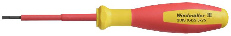 Weidmüller SDIS 0.4X2.5X75 Schlitz-Schraubendreher Klingenbreite: 2.5mm Klingenlänge: 75mm