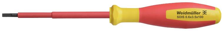 Weidmüller SDIS 0.6X3.5X100 Schlitz-Schraubendreher Klingenbreite: 3.5mm Klingenlänge: 100mm