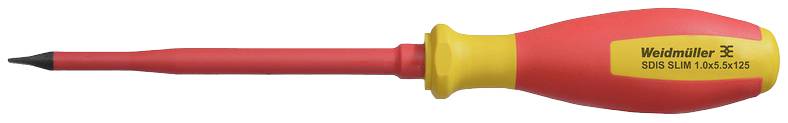 Weidmüller SDIS SLIM 1.0X5.5X125 Schlitz-Schraubendreher Klingenbreite: 5.5mm Klingenlänge: 125mm
