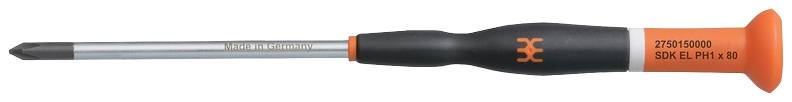 Weidmüller SDK EL PH1 X 80 PICO 2750150000 Kreuzschlitz-Schraubendreher 1 Klingenlänge: 80mm